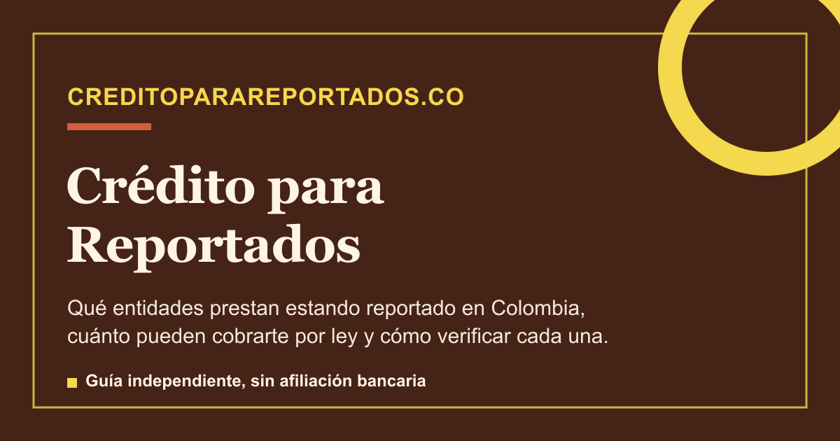 crédito para reportados